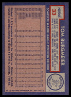 1984 Topps Nestle #33 Tom Burgmeier Near Mint+ 