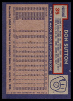 1984 Topps Nestle #35 Don Sutton Near Mint+ 
