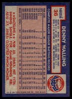 1984 Topps Nestle #36 Denny Walling Near Mint+ 