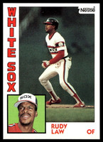 1984 Topps Nestle #47 Rudy Law Near Mint+ 
