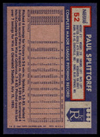 1984 Topps Nestle #52 Paul Splittorff Near Mint+  ID: 524127
