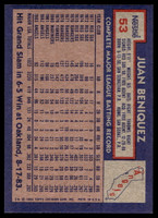 1984 Topps Nestle #53 Juan Beniquez Near Mint+ 