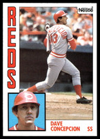 1984 Topps Nestle #55 Dave Concepcion Near Mint+ 