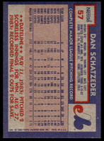 1984 Topps Nestle #57 Dan Schatzeder Near Mint+ 