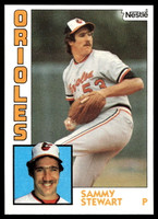 1984 Topps Nestle #59 Sammy Stewart Near Mint+ 