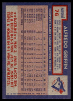1984 Topps Nestle #76 Alfredo Griffin Near Mint+ 
