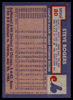 1984 Topps Nestle #80 Steve Rogers Near Mint+ 