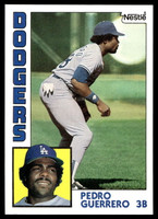 1984 Topps Nestle #90 Pedro Guerrero Near Mint+ 
