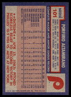1984 Topps Nestle #101 Porfirio Altamirano Near Mint+ 