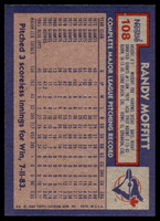 1984 Topps Nestle #108 Randy Moffitt Near Mint+ 