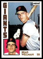 1984 Topps Nestle #109 Brad Wellman Near Mint+ 