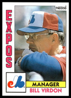 1984 Topps Nestle #111 Bill Virdon Near Mint+ 