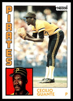 1984 Topps Nestle #122 Cecilio Guante Near Mint+ 
