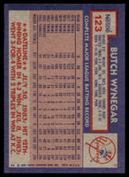 1984 Topps Nestle #123 Butch Wynegar Near Mint+ 