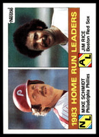 1984 Topps Nestle #132 /Mike Schmidt/Jim Rice Near Mint+ 