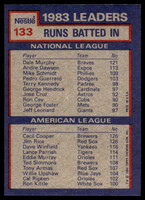 1984 Topps Nestle #133 Dale Murphy/Cecil Cooper/Jim Rice Near Mint+ 