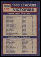 1984 Topps Nestle #135 John Denny/LaMarr Hoyt Near Mint+  ID: 524202