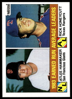 1984 Topps Nestle #137 Atlee Hammaker/Rick Honeycutt Near Mint+  ID: 524205