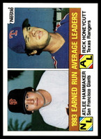 1984 Topps Nestle #137 Atlee Hammaker/Rick Honeycutt Near Mint+  ID: 524206