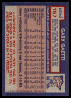 1984 Topps Nestle #157 Gary Gaetti Near Mint+ 