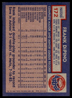 1984 Topps Nestle #172 Frank DiPino Near Mint+ 