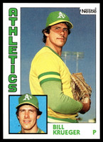 1984 Topps Nestle #178 Bill Krueger Near Mint+ RC Rookie 