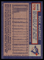 1984 Topps Nestle #179 Buck Martinez Near Mint+ 