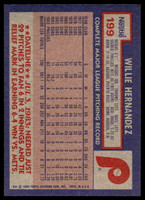 1984 Topps Nestle #199 Willie Hernandez Near Mint+ 