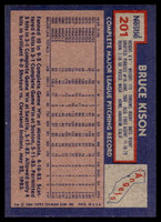 1984 Topps Nestle #201 Bruce Kison Near Mint+ 