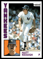 1984 Topps Nestle #203 Matt Keough Near Mint+ 