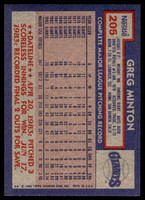 1984 Topps Nestle #205 Greg Minton Near Mint+ 