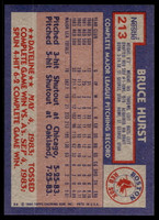 1984 Topps Nestle #213 Bruce Hurst Near Mint+ 