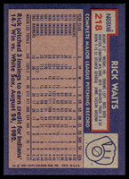 1984 Topps Nestle #218 Rick Waits Near Mint+ 