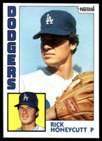 1984 Topps Nestle #222 Rick Honeycutt Near Mint+ 