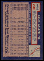 1984 Topps Nestle #236 Ellis Valentine Near Mint+ 