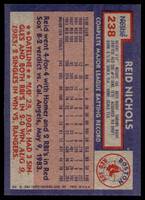 1984 Topps Nestle #238 Reid Nichols Near Mint+ 