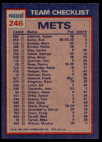 1984 Topps Nestle #246 Mookie Wilson/Tom Seaver Near Mint+ 