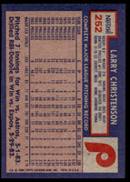 1984 Topps Nestle #252 Larry Christenson Near Mint+ 