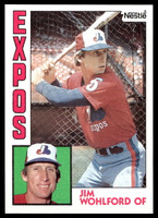 1984 Topps Nestle #253 Jim Wohlford Near Mint+ 