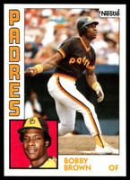 1984 Topps Nestle #261 Bobby Brown Near Mint+ 
