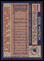 1984 Topps Nestle #277 Ed Whitson Near Mint+ 