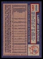 1984 Topps Nestle #281 Larry Milbourne Near Mint+ 