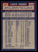1984 Topps Nestle #291 Chuck Tanner Near Mint+ 