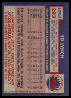 1984 Topps Nestle #293 Ed Lynch Near Mint+ 