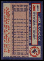 1984 Topps Nestle #295 Mike Flanagan Near Mint+ 