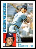 1984 Topps Nestle #298 Jim Gantner Near Mint+ 