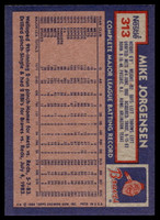 1984 Topps Nestle #313 Mike Jorgensen Near Mint+ 