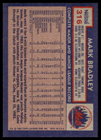 1984 Topps Nestle #316 Mark Bradley Near Mint+ 