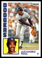 1984 Topps Nestle #324 Alejandro Pena Near Mint+ RC Rookie 