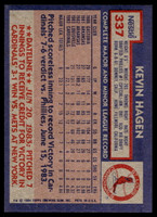 1984 Topps Nestle #337 Kevin Hagen Near Mint+ 